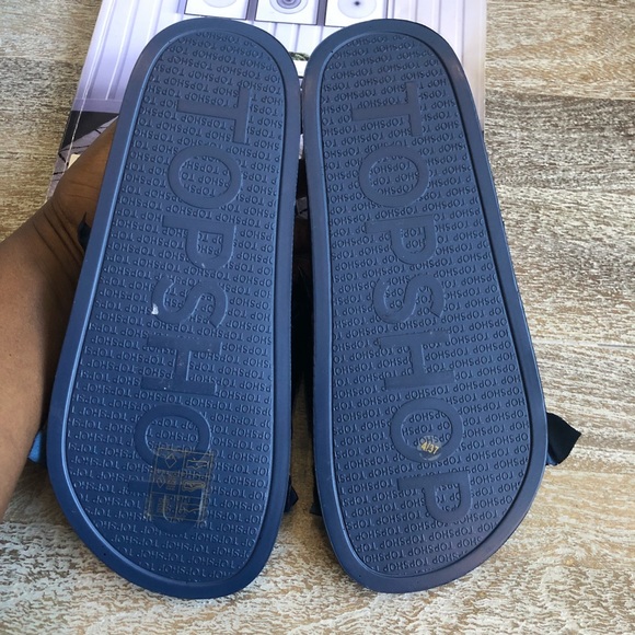 TopShop Hermione Peacock Embellished Slides - Picture 5 of 7